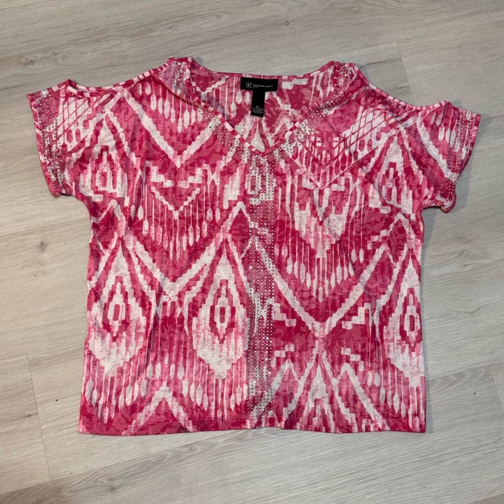Pink Patterned top